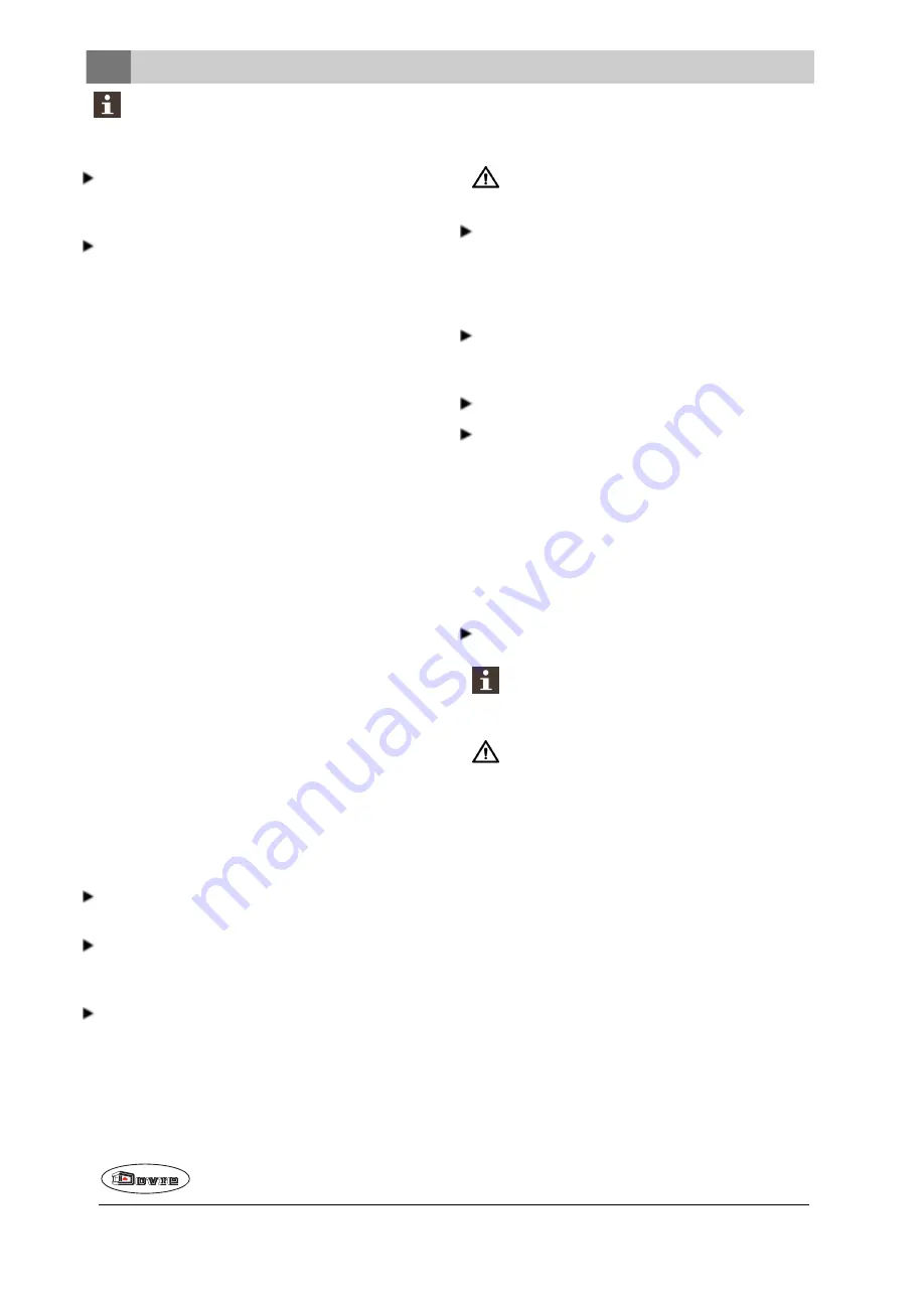 Dovre TAI 35WT Installation Instructions And Operation Manual Download Page 42