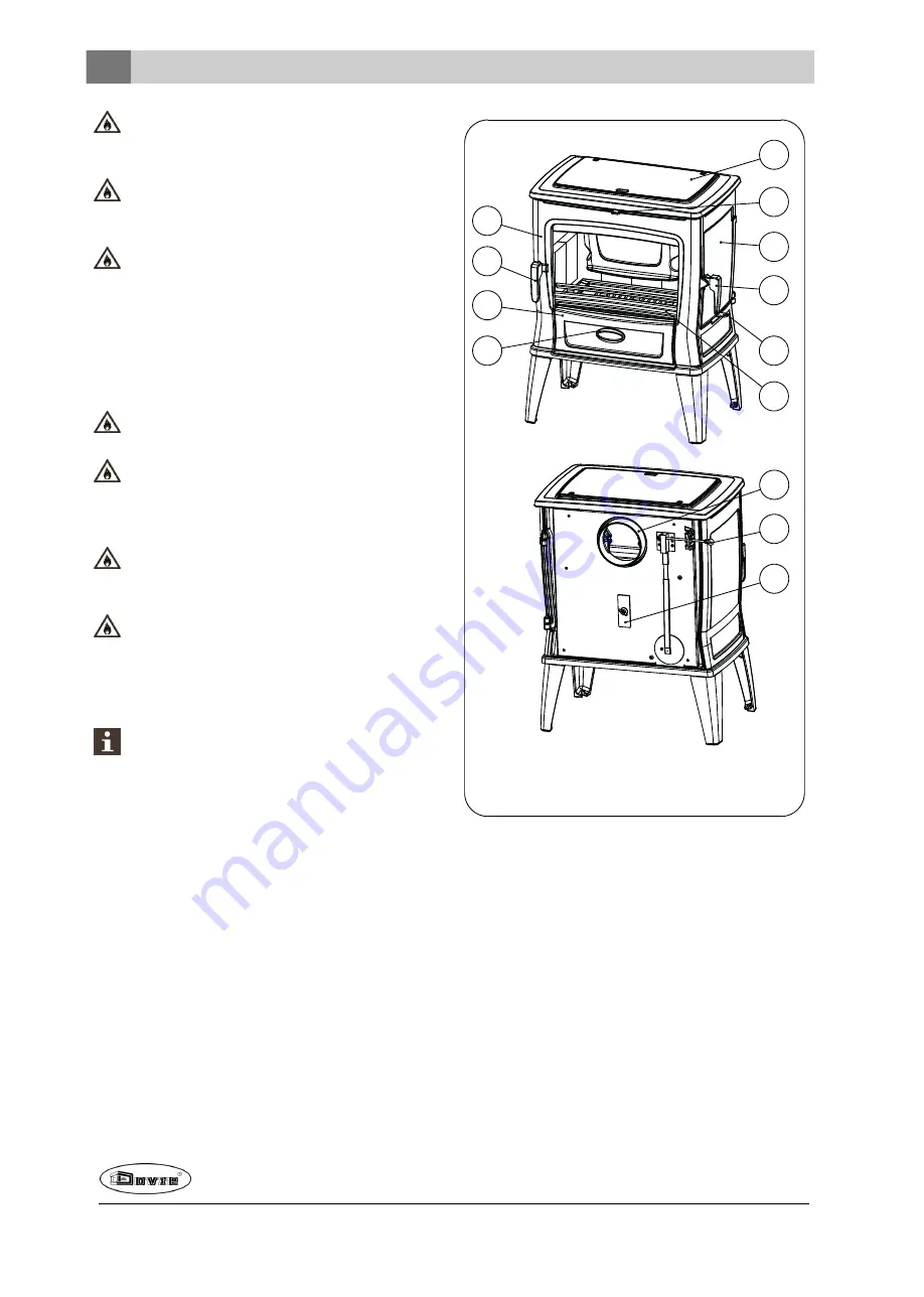 Dovre TAI 45C Installation Instructions And Operating Manual Download Page 14