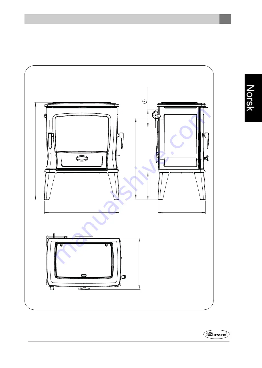 Dovre TAI 45C Installation Instructions And Operating Manual Download Page 217