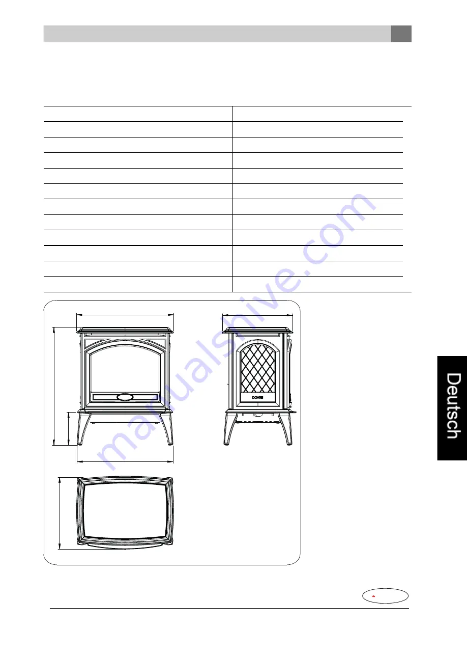 Dovre VIRTUS E50 Installation Instructions And Operating Manual Download Page 51