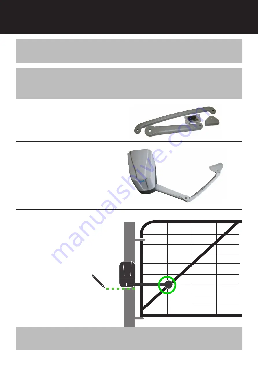 Downee Sprint Gate Solar Series Install Manual Download Page 4