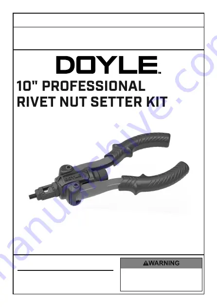 DOYLE 58018 Owner'S Manual & Safety Instructions Download Page 1