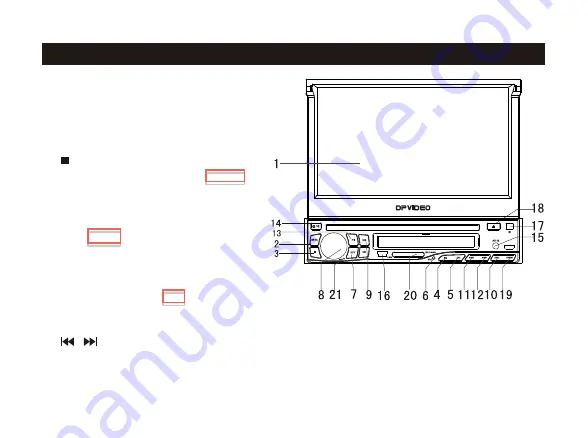 DP VIDEO DZP907 Instruction Manual Download Page 5