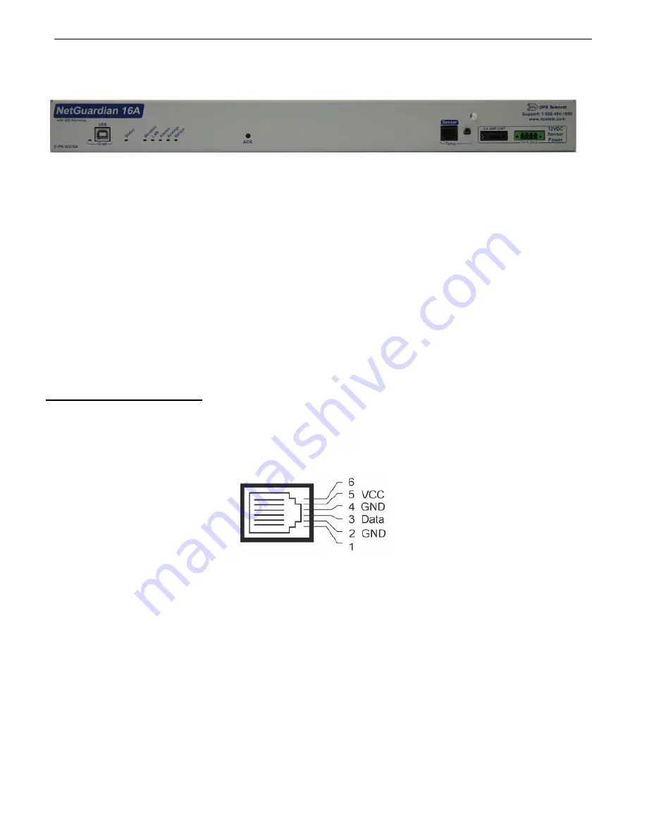 DPS Telecom NetGuardian 16A Скачать руководство пользователя страница 20