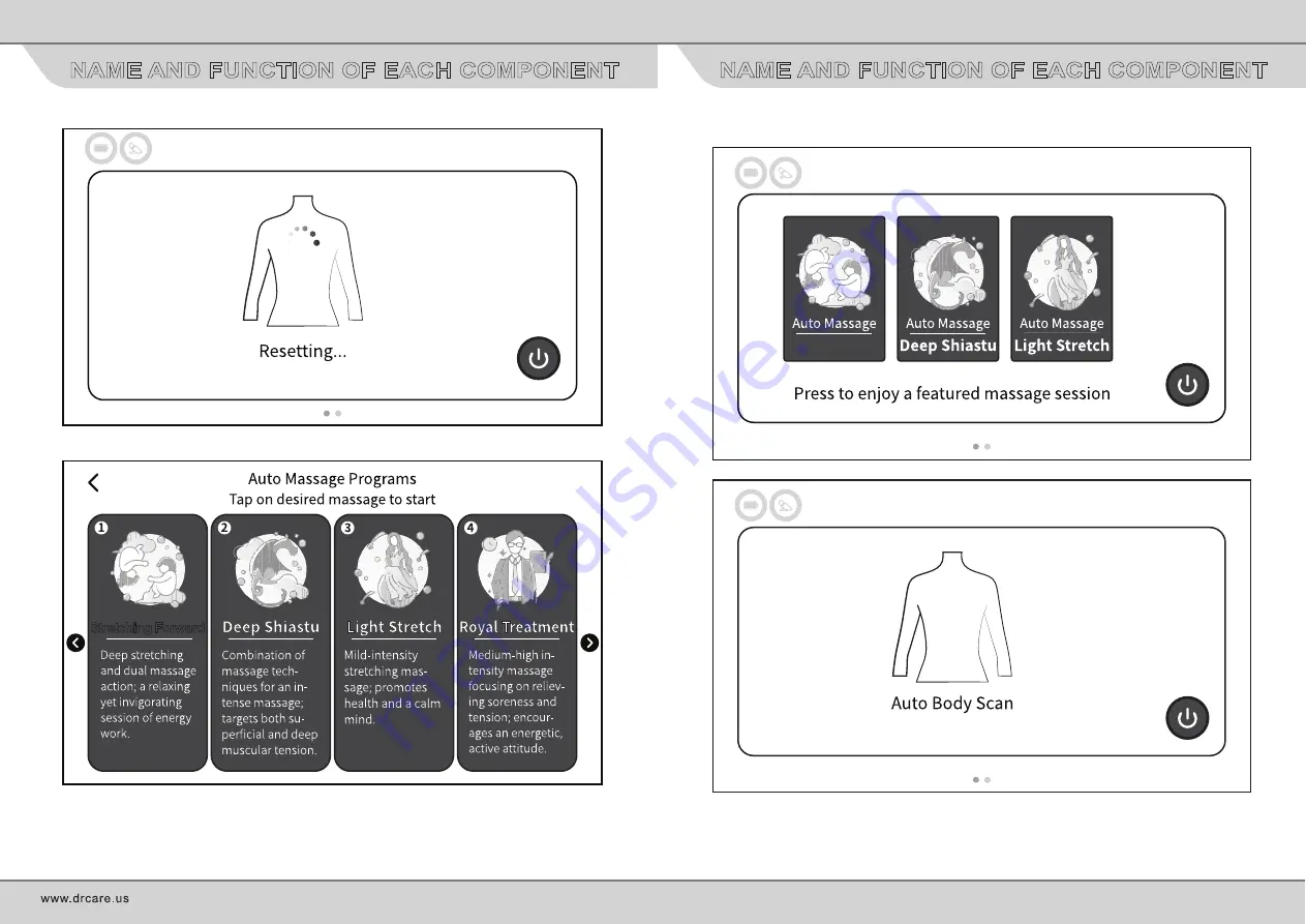 Dr.Care Space Ship DR-SS 919XS User Manual Download Page 21