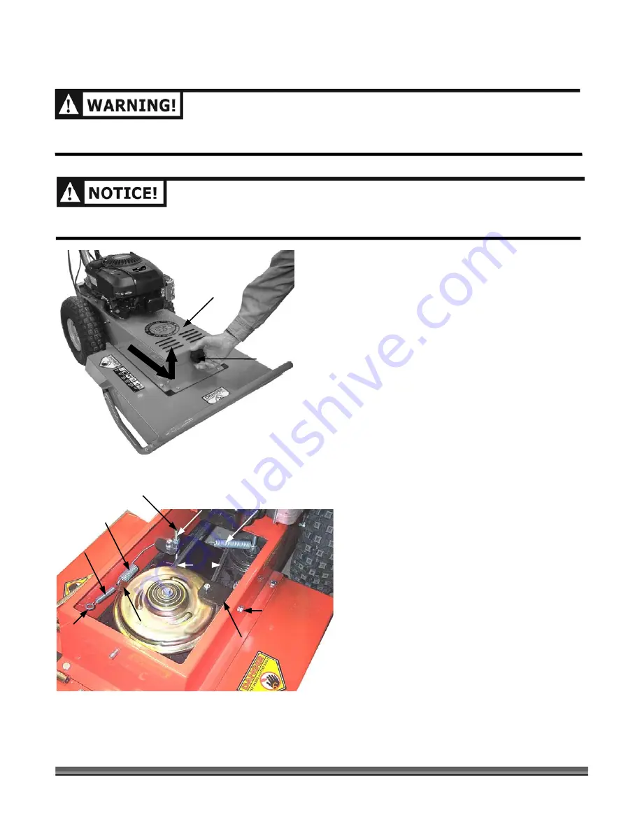 DR SCOUT FIELD and BRUSH MOWER Operating Instructions Manual Download Page 28