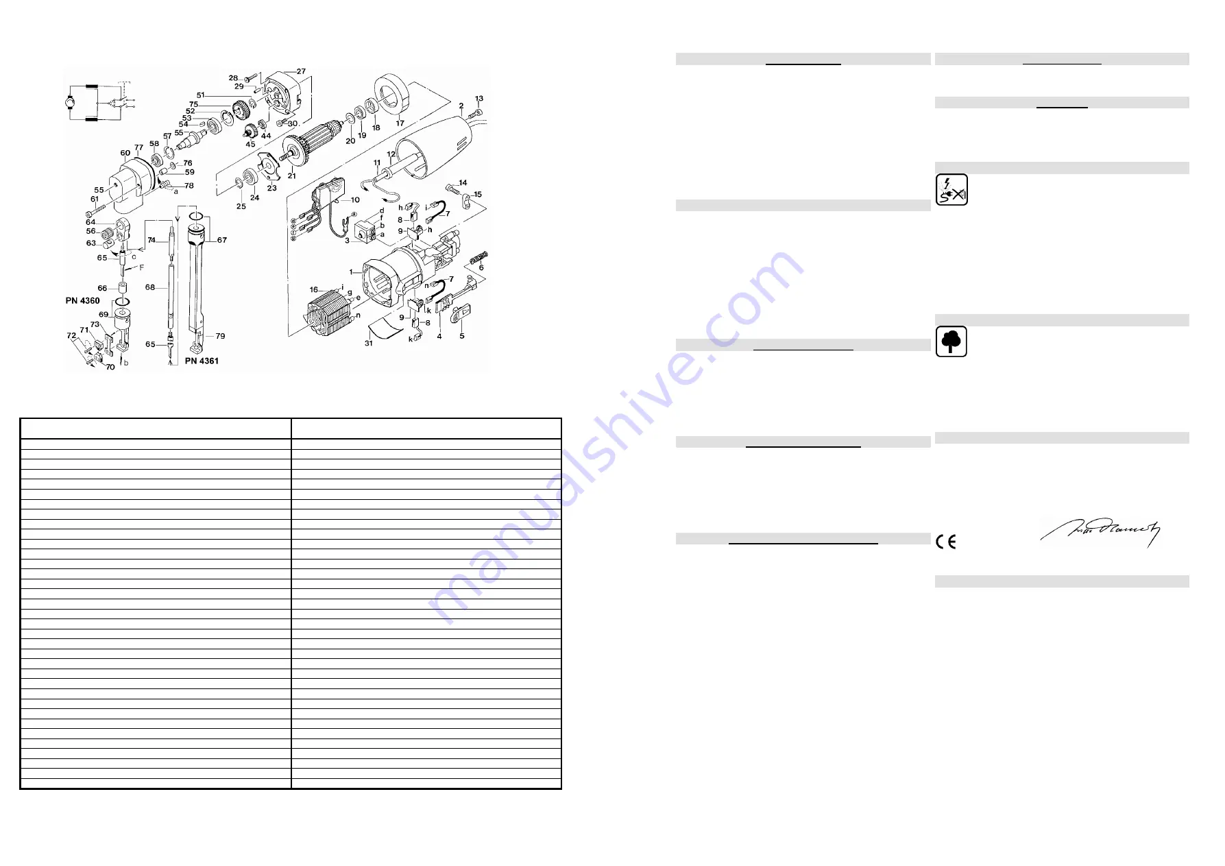 Draco PN 4361 Operating Instructions Download Page 2