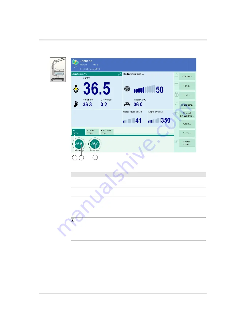 Dräger Babyleo TN500 Instructions For Use Manual Download Page 79