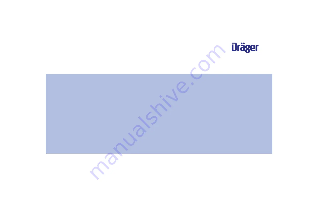 Dräger DigiFlow Manual Download Page 1