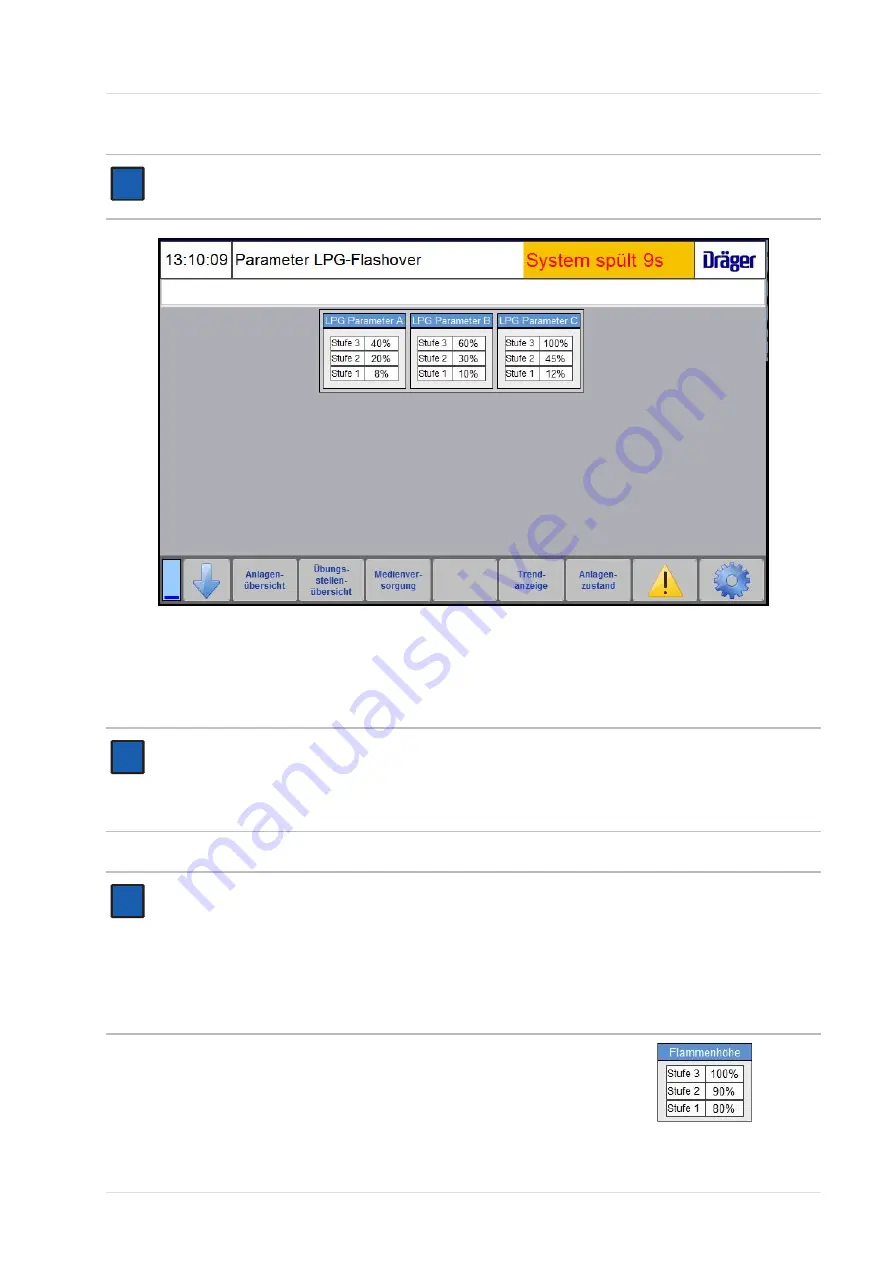 Dräger FTS 8000 Operating Manual Download Page 61