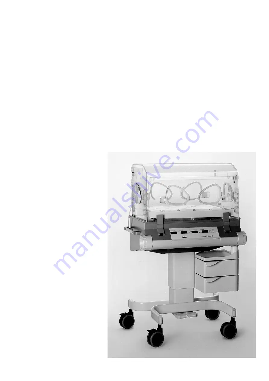 Dräger Incubator 8000 IC Instructions For Use Manual Download Page 1