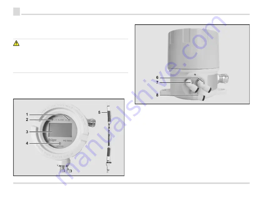 Dräger PID 5000 Instructions For Use Manual Download Page 62