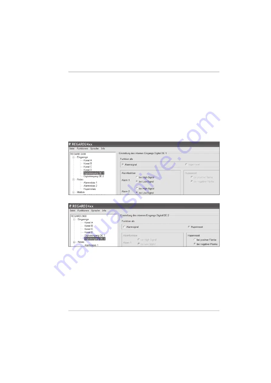 Dräger REGARD 2400 Instructions For Use Manual Download Page 217