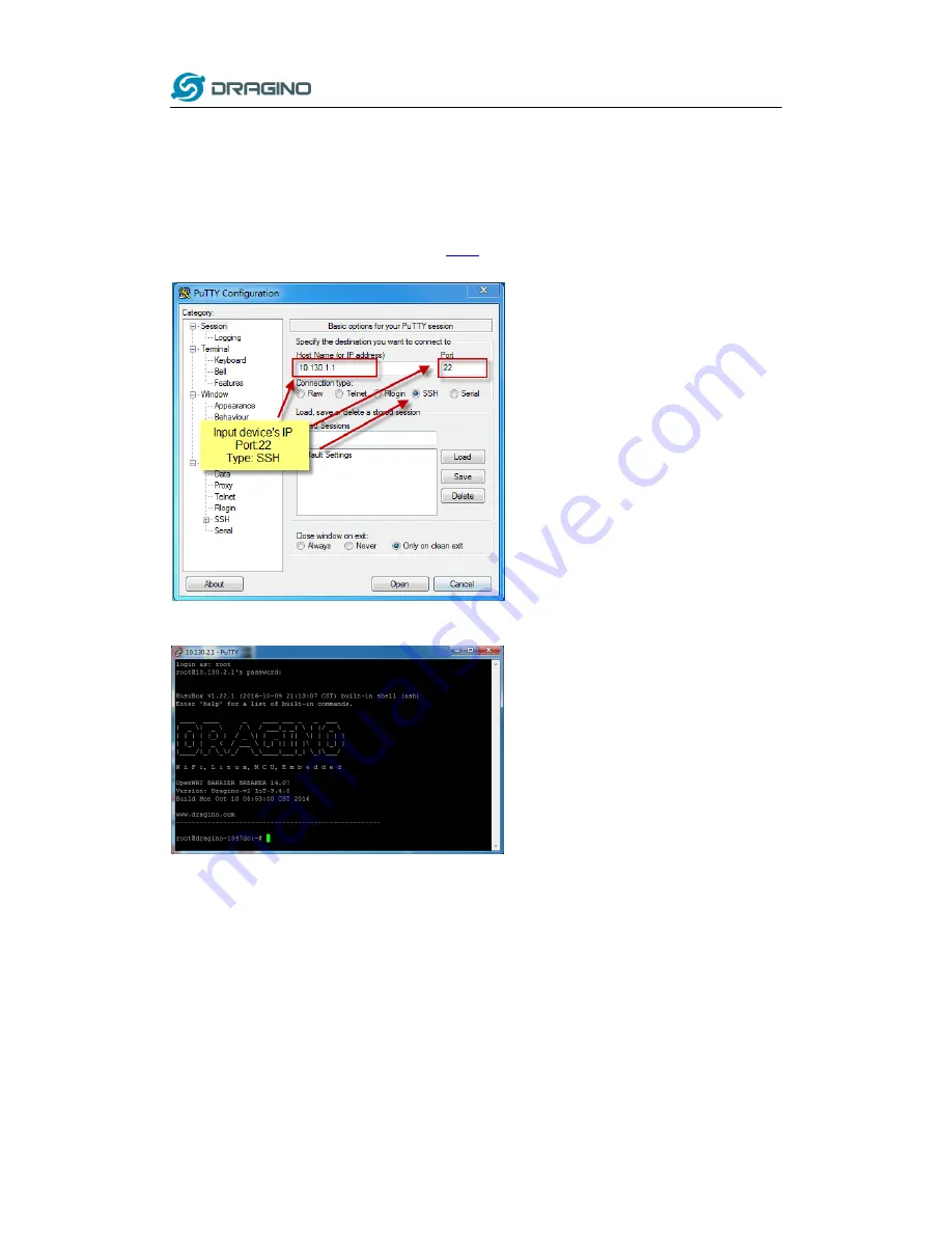 Dragino LG01 LoRa Скачать руководство пользователя страница 25