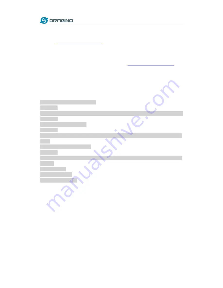 Dragino LG01 LoRa Скачать руководство пользователя страница 27