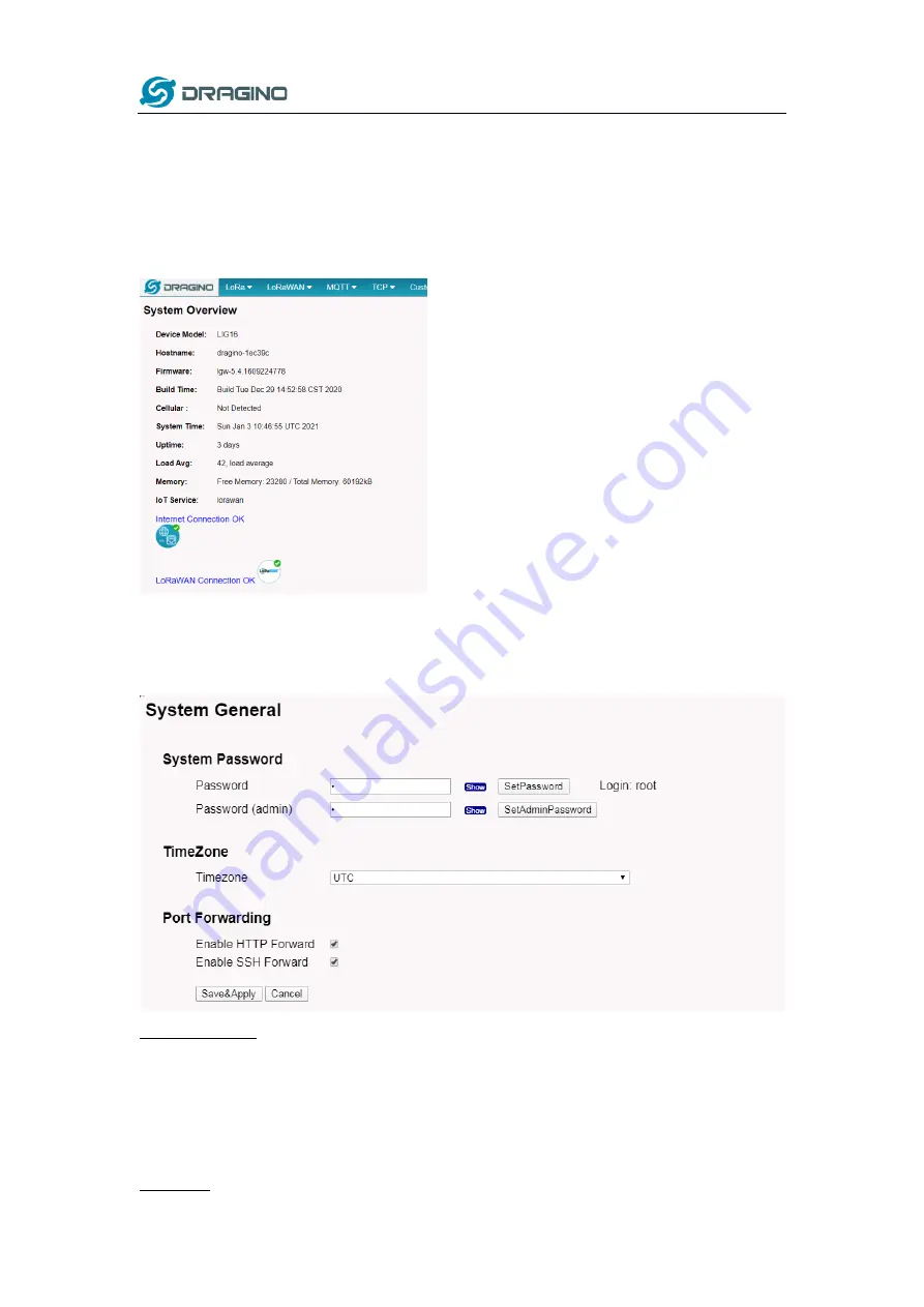 Dragino LPS8N User Manual Download Page 33