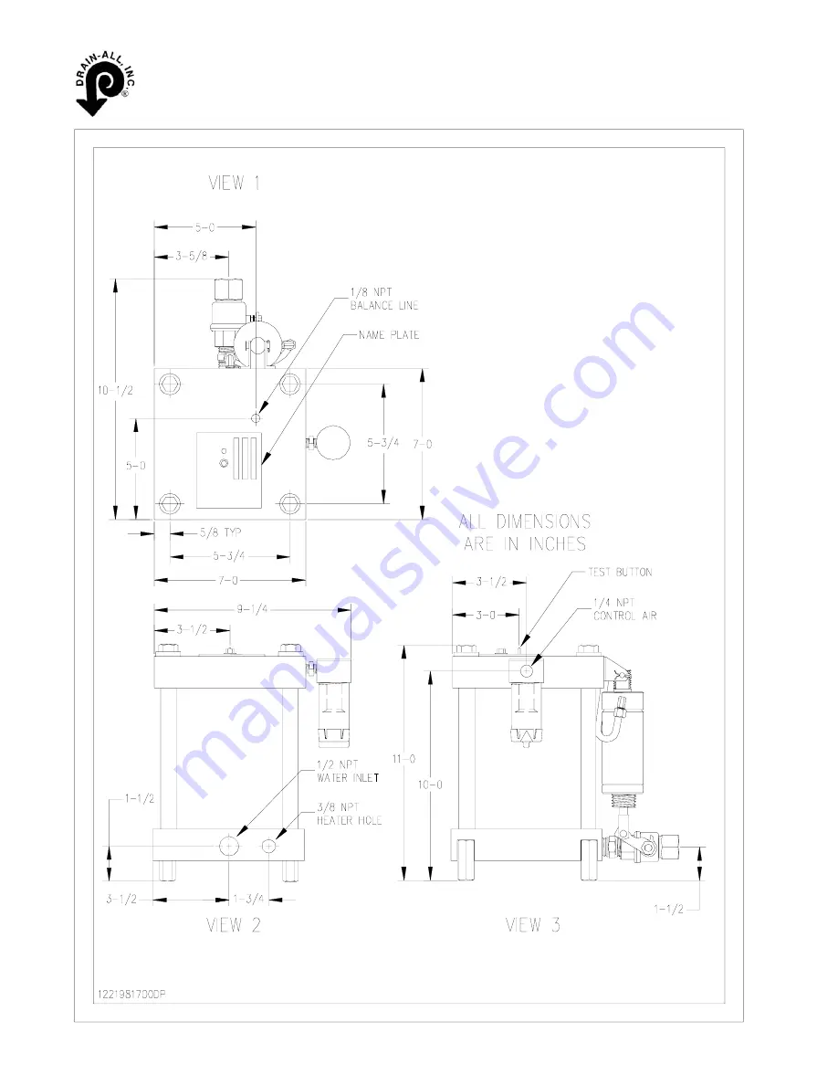 Drain-All 870100 Installation Manual Download Page 4