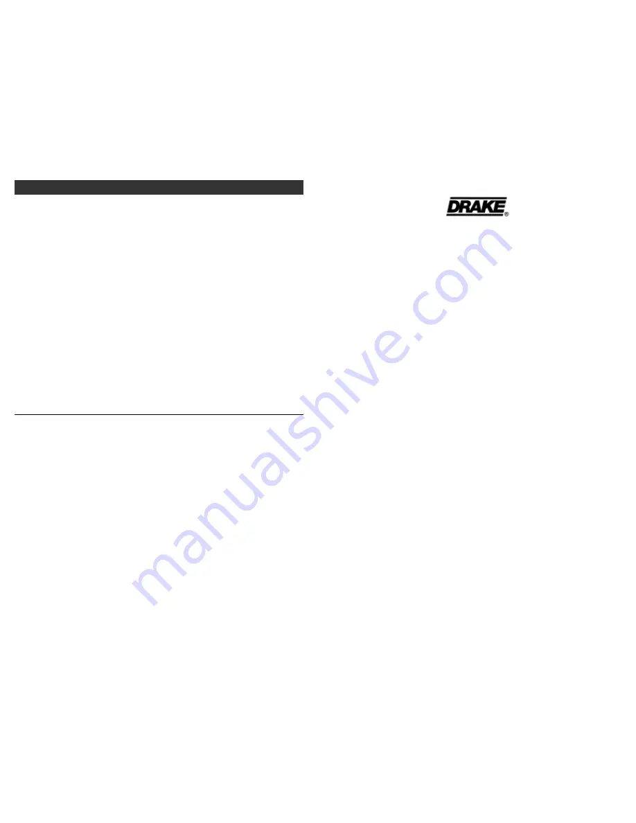 DRAKE DDC864A Manual Download Page 4