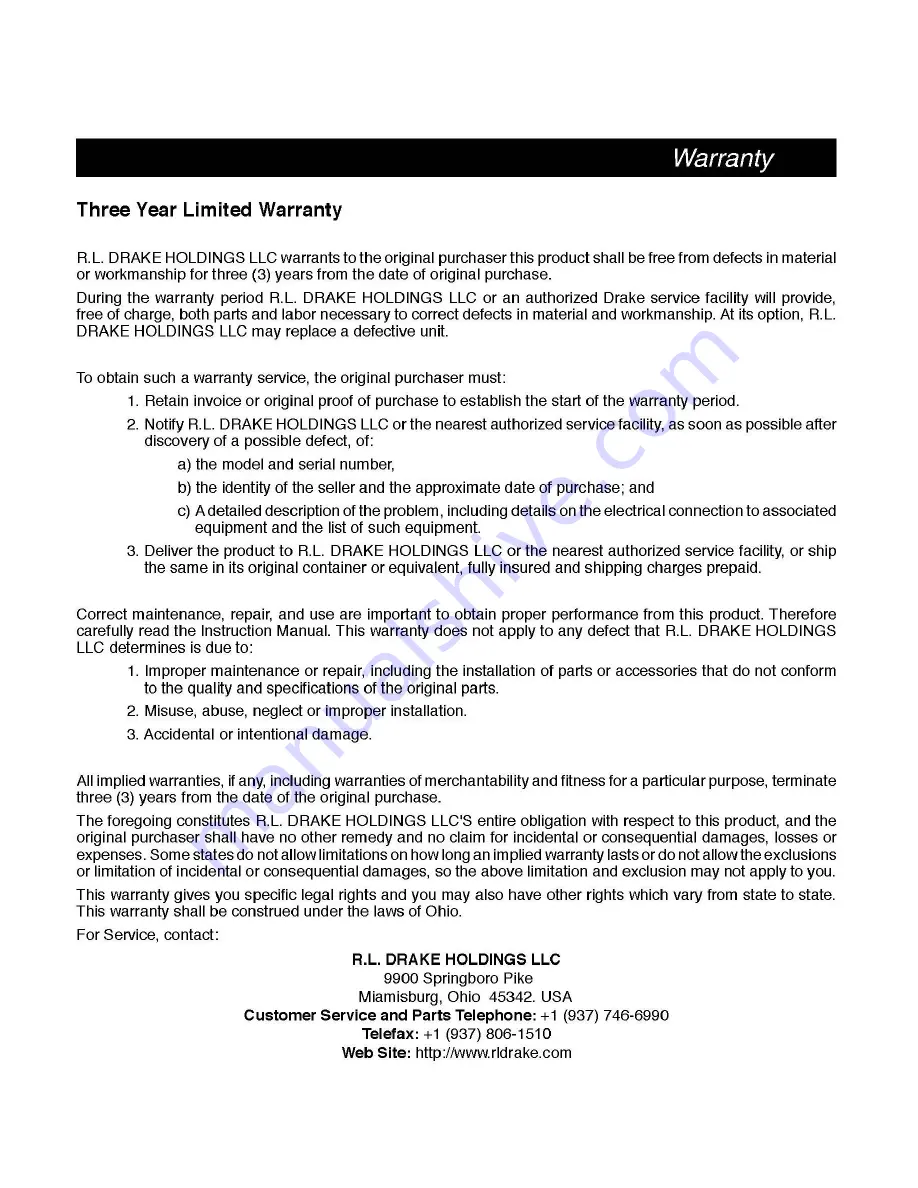 DRAKE DSE 2 PLUS Instruction Manual Download Page 19