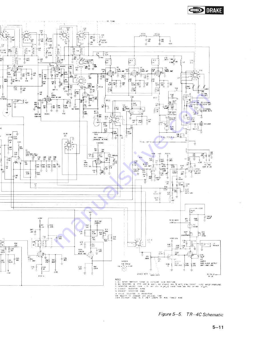 DRAKE TR-4C Instruction Manual Download Page 37