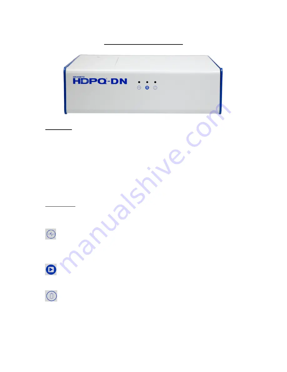 Dranetz HDPQ-DN-MZP Quick Reference Manual Download Page 10