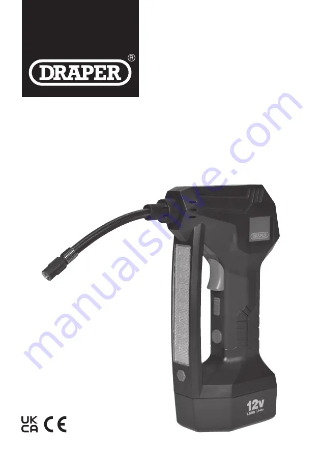 Draper 20582 Original Instructions Manual Download Page 1