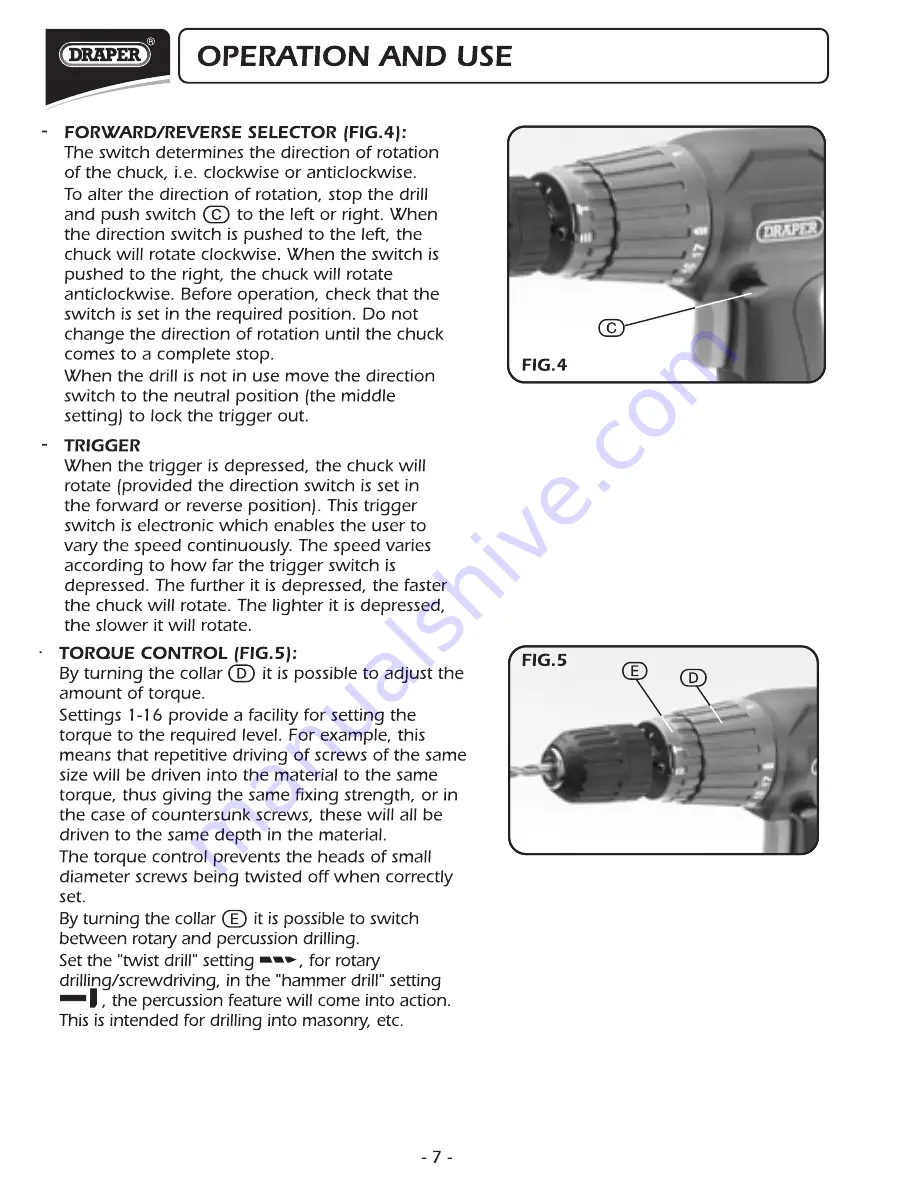 Draper 49095 Скачать руководство пользователя страница 8