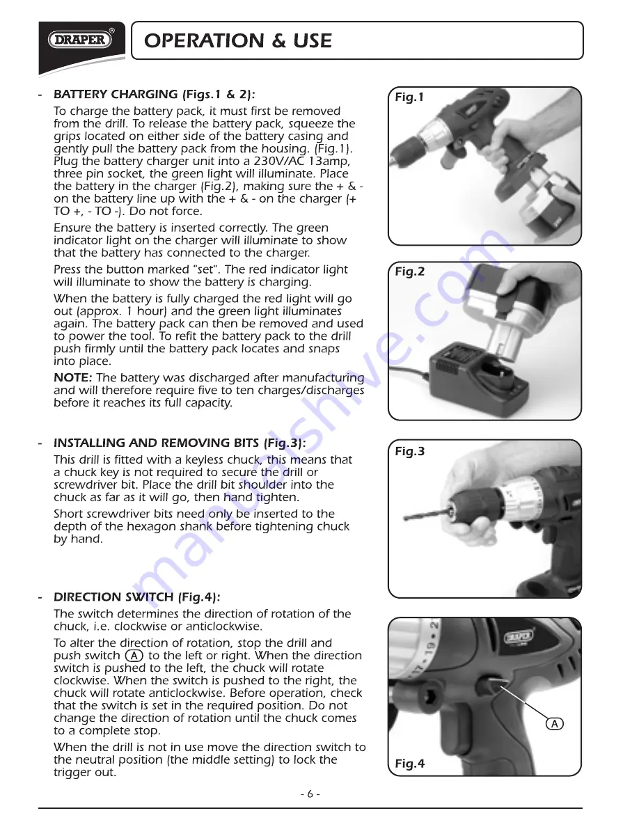 Draper 77109 Instructions Manual Download Page 7