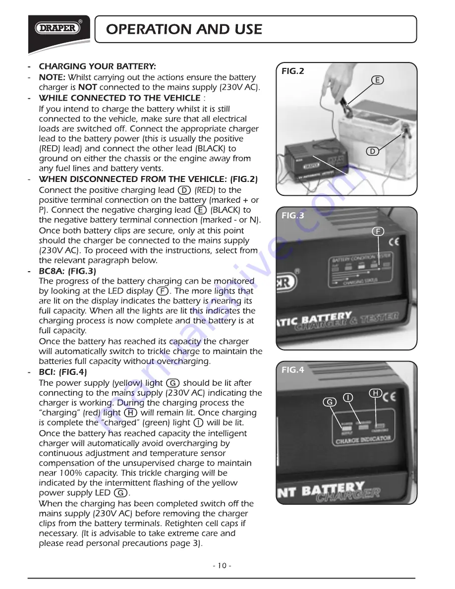 Draper BC8A Instructions Manual Download Page 11