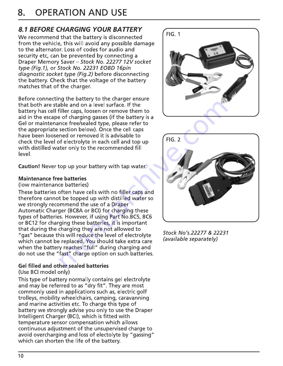 Draper BCD5 Instructions For Use Manual Download Page 12