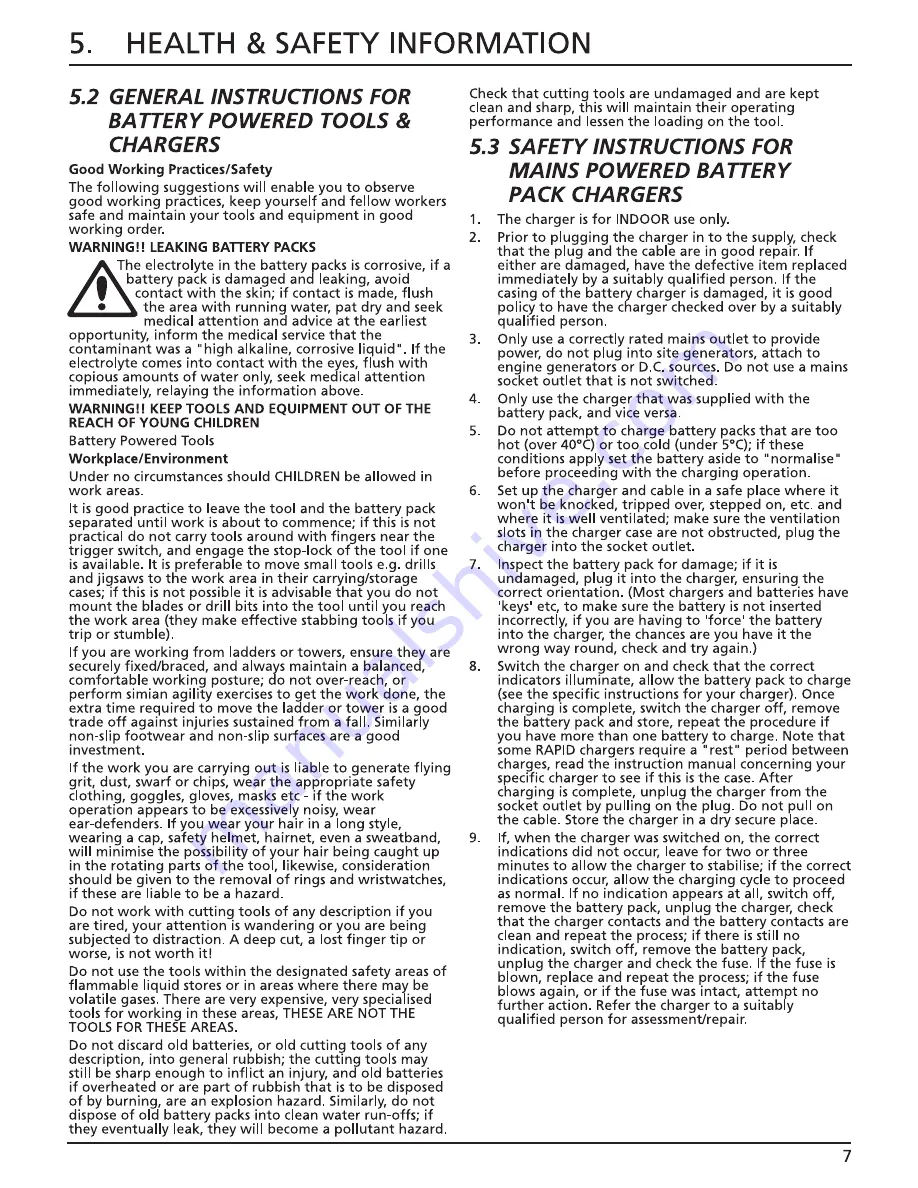 Draper CD144V2A Instructions For Use Manual Download Page 7