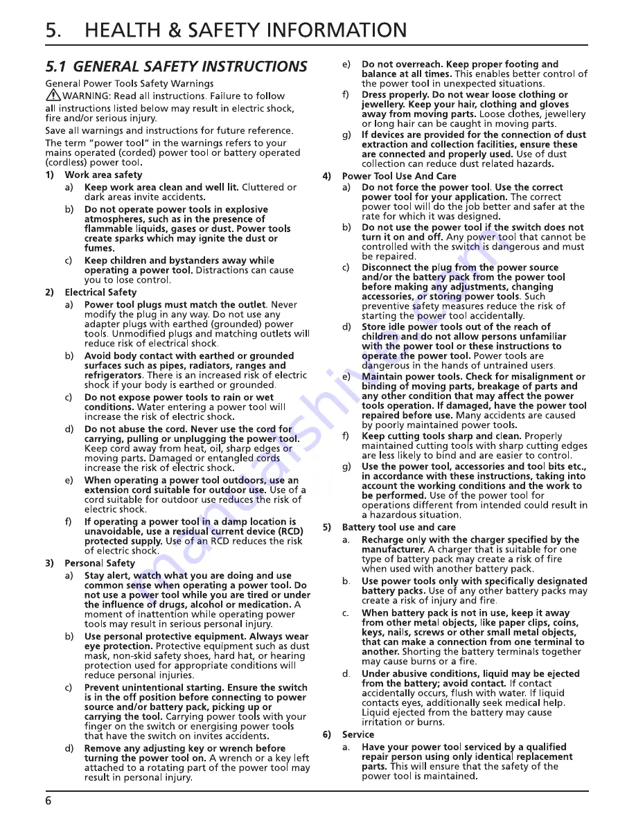 Draper CD180VA Instructions For Use Manual Download Page 6