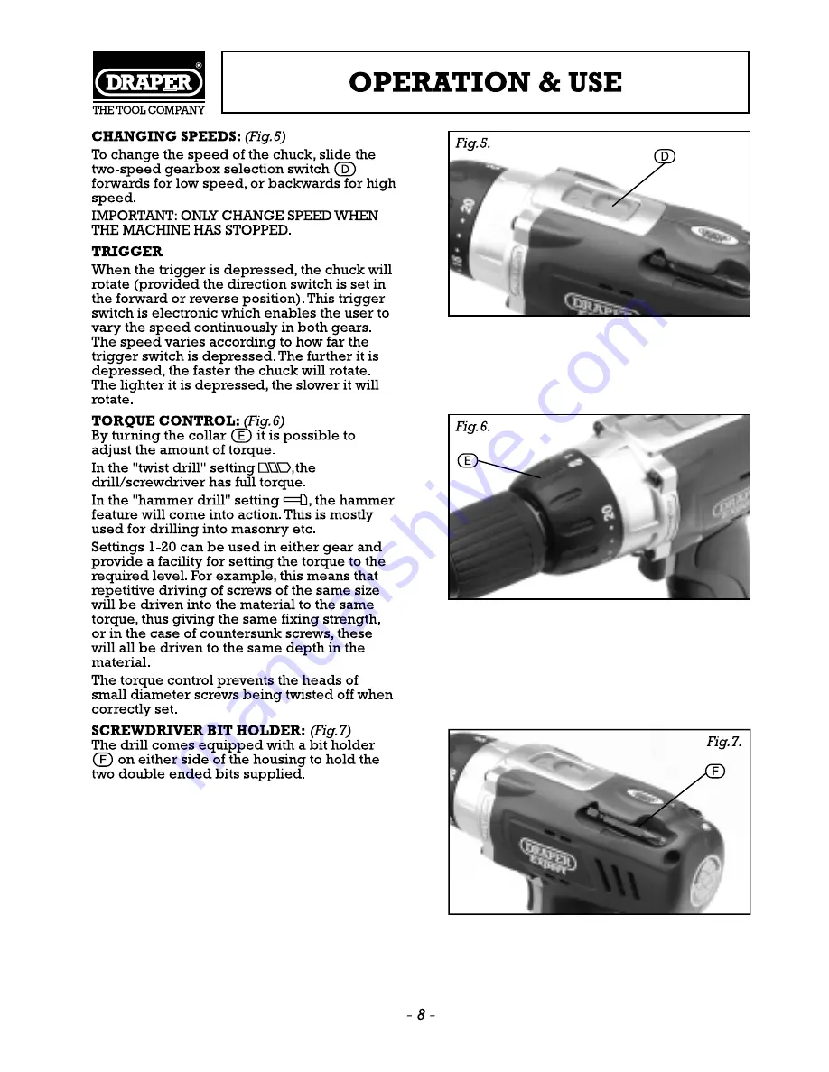 Draper CHD1402VPLUS Скачать руководство пользователя страница 9