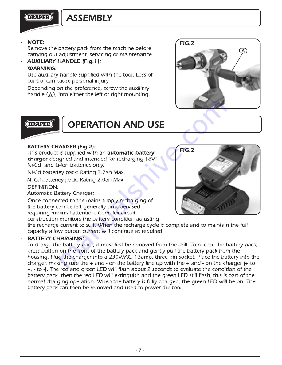 Draper CHD182VLI Instructions For Download Page 8