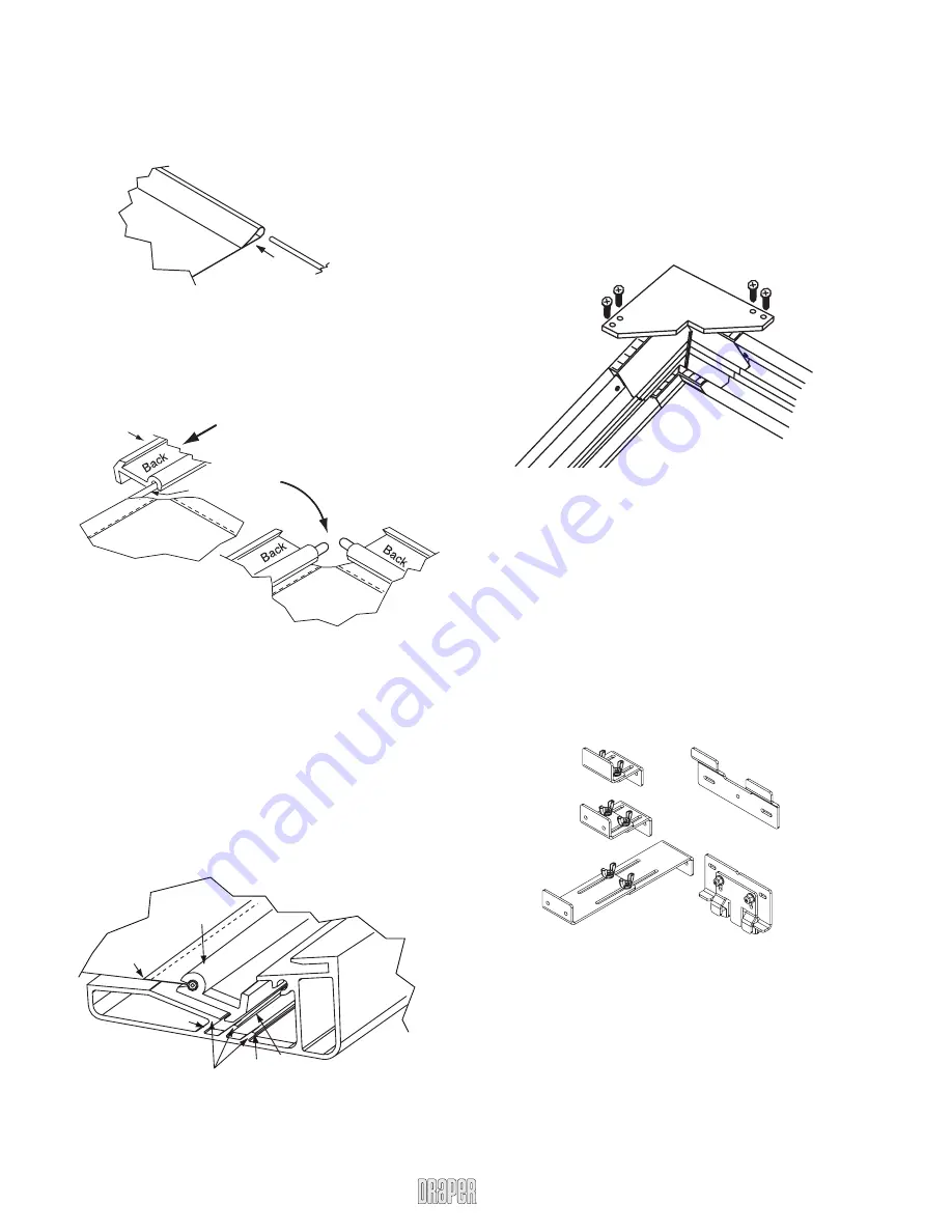 Draper Curved Onyx Assembly/Mounting Instructions Download Page 2