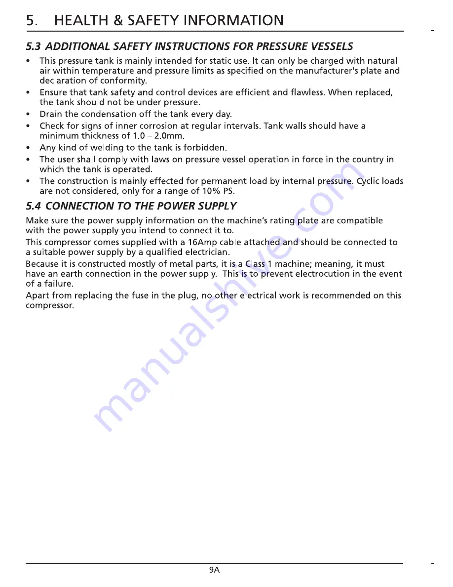 Draper DA200 Instruction Manual Download Page 9