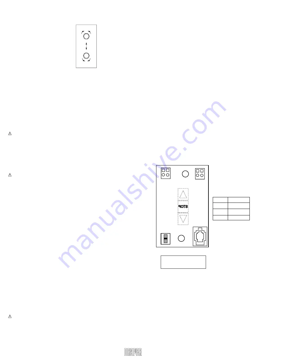 Draper Premier PRE-28 Installation Instructions Download Page 2