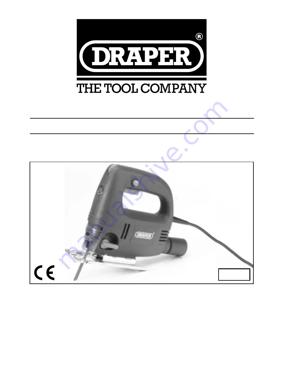 Draper PT680V Instructions Manual Download Page 1