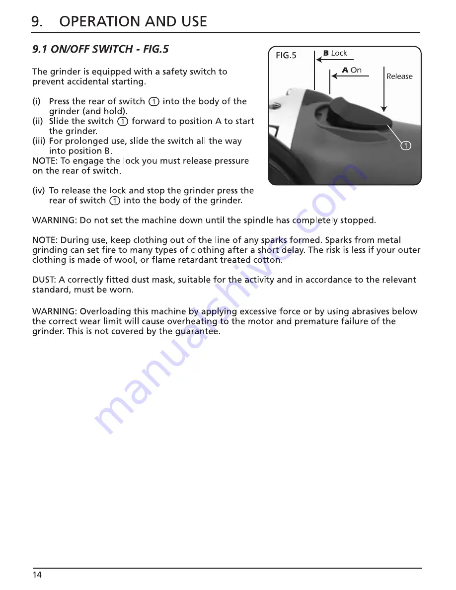 Draper PT9115B Скачать руководство пользователя страница 16