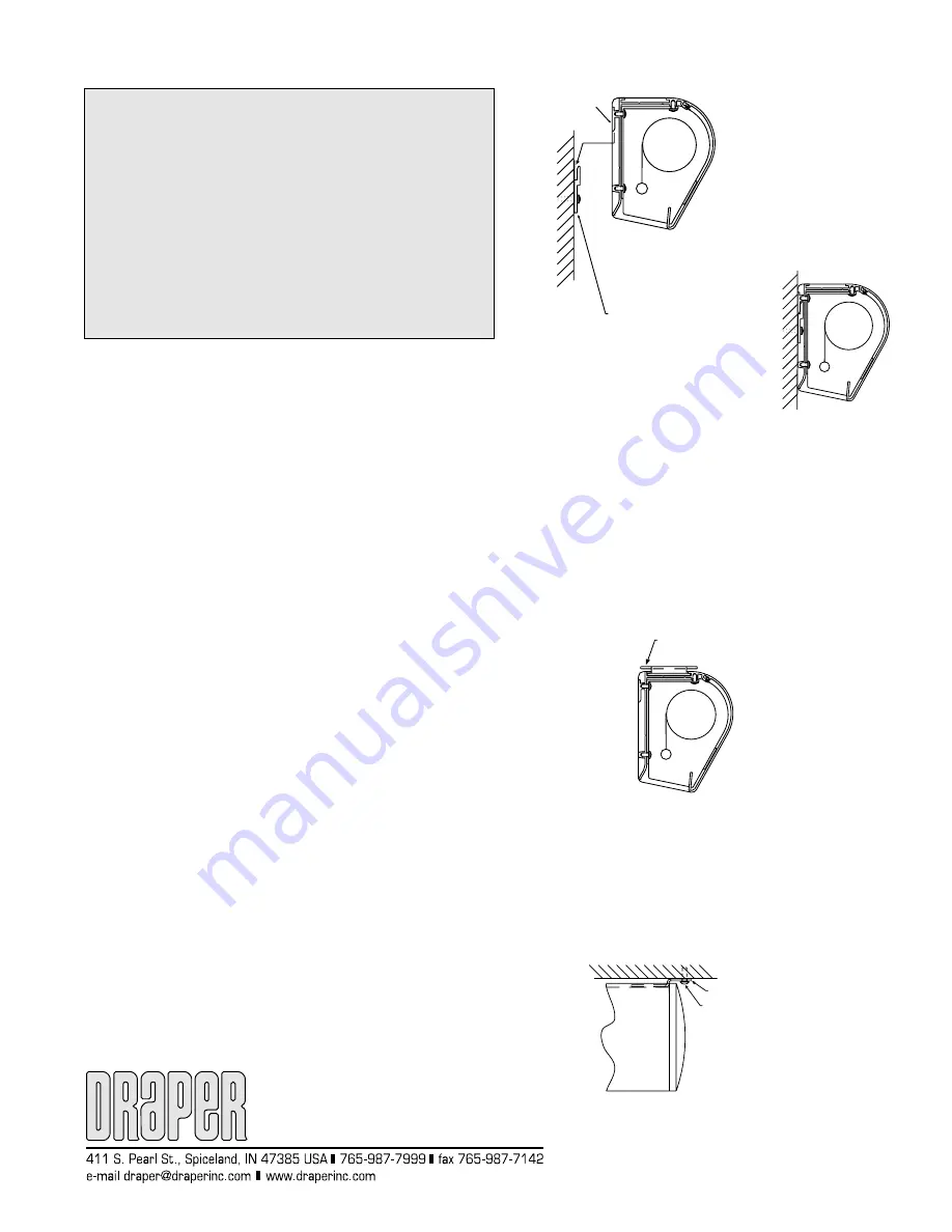 Draper Silhouette V series Скачать руководство пользователя страница 1