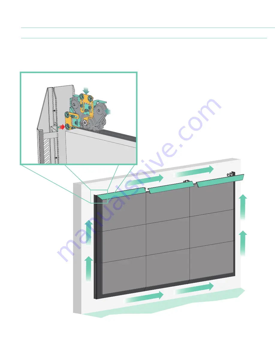 Draper SmartTrim for Barco UniSee Installation Instructions Manual Download Page 5