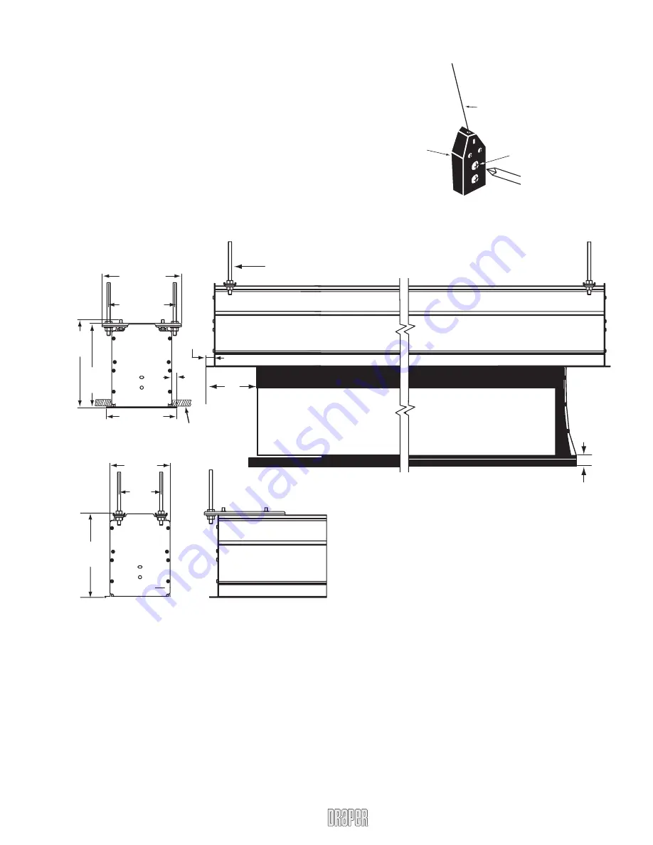 Draper Ultimate Access Series Installation & Operating Instructions Download Page 3