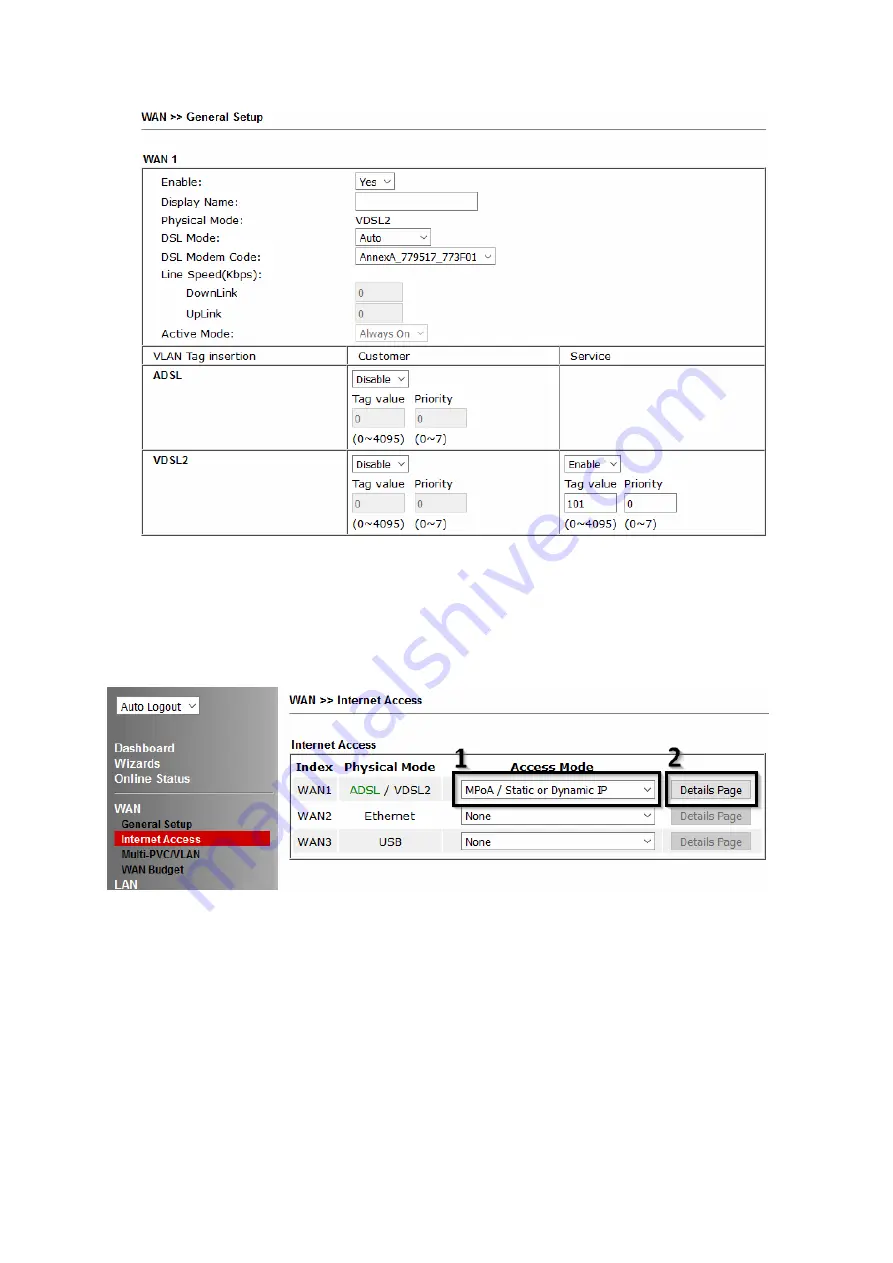 Draytek 2ABB012F EU Quick Start Manual Download Page 16