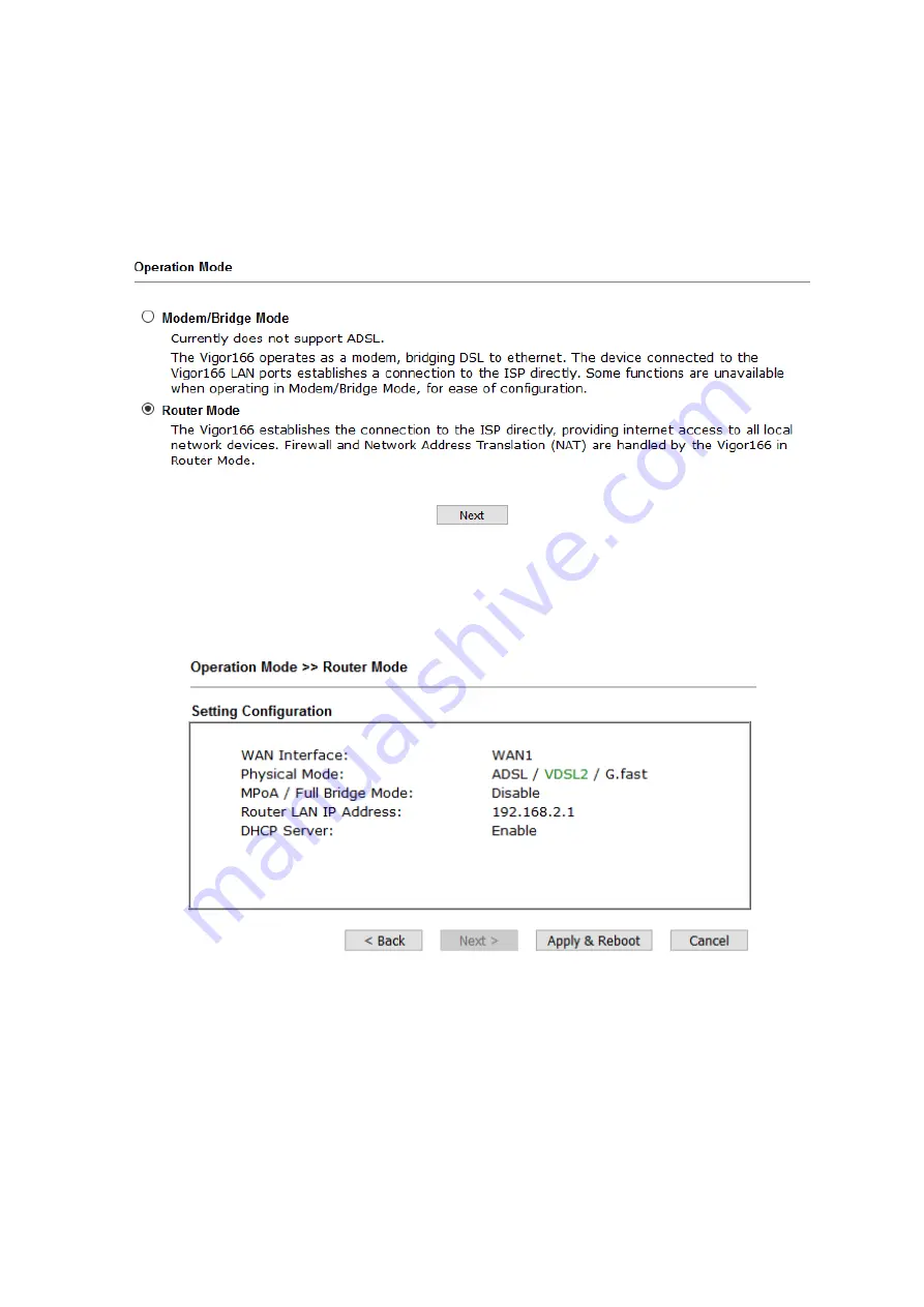 Draytek Vigor 160 Series Quick Start Manual Download Page 16