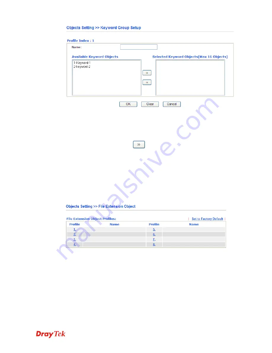 Draytek Vigor 2110 User Manual Download Page 122