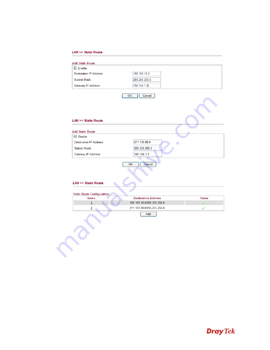 Draytek Vigor 2130 Series User Manual Download Page 181