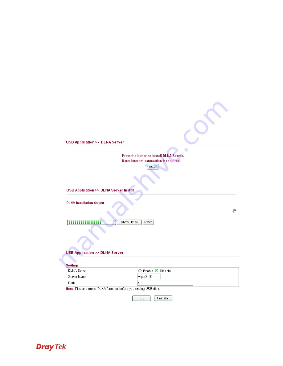 Draytek Vigor 2130 Series User Manual Download Page 258