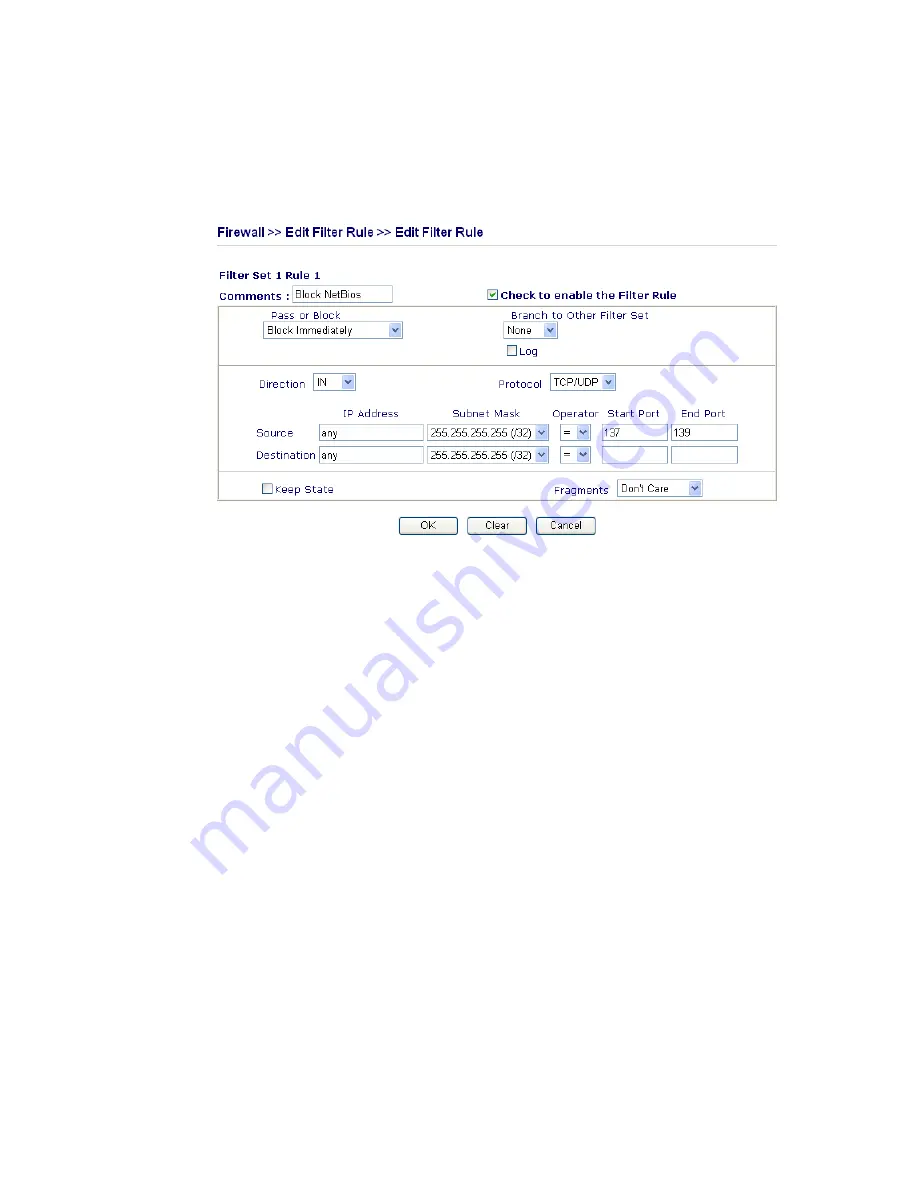 Draytek Vigor 3100 Series User Manual Download Page 48