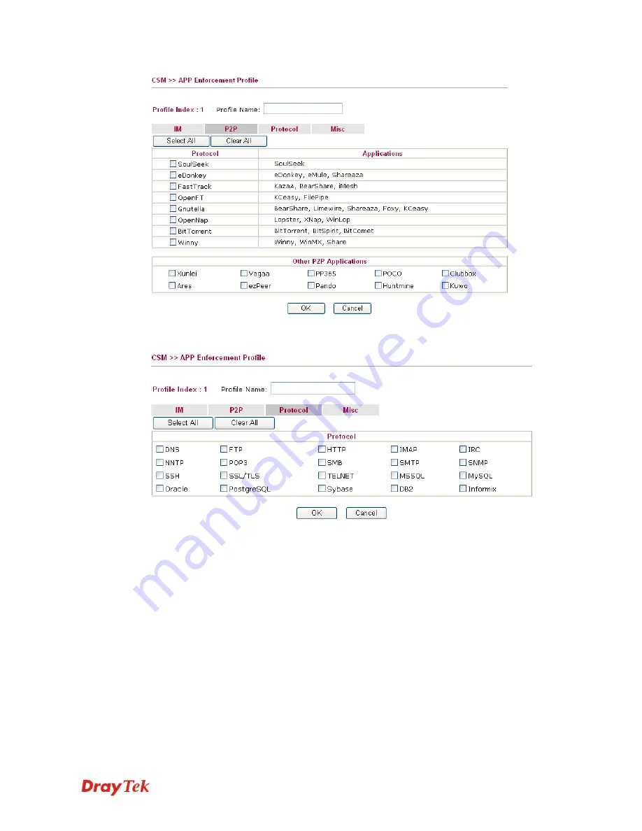 Draytek Vigor 3200 Series User Manual Download Page 201