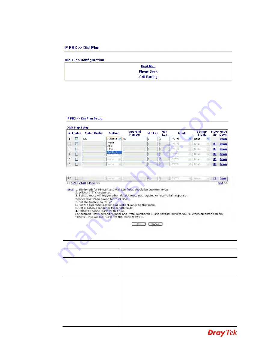 Draytek Vigor IPPBX 2820n User Manual Download Page 57